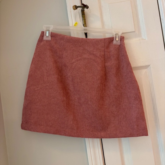 Pink Corduory Skirt - Picture 2 of 2